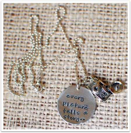 every picture tells a story necklace