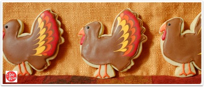 Decorated #Thanksgiving Turkey Cookies at TidyMom.net