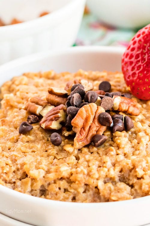 Baked Peanut Butter Oatmeal