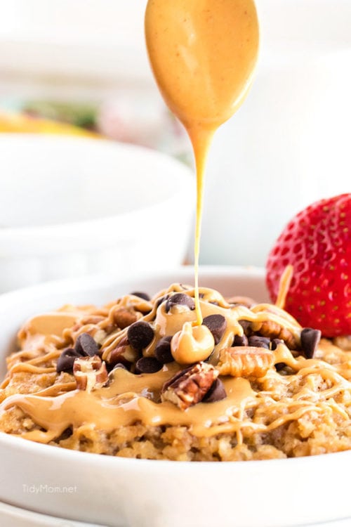 Baked Peanut Butter Oatmeal