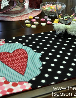 valentine place mat