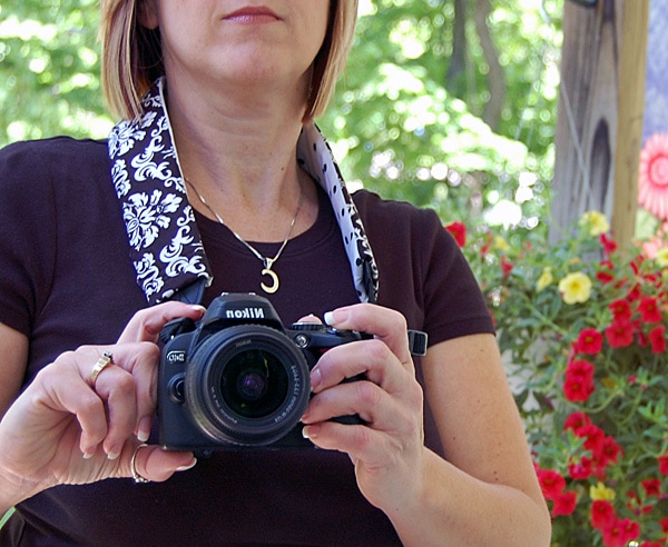 Camera strap cover