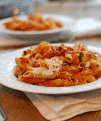 Low Cal Three Cheese Chicken Penne