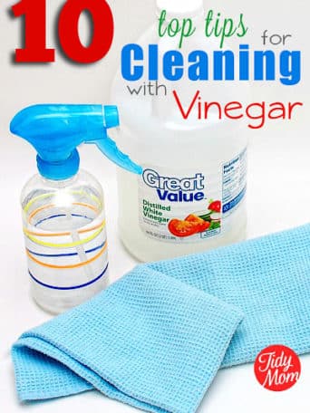 Vinegar could possibly be the only cleaning product you will ever need!! It's powerful, economical and best of all, natural! Get 10 Top Tips for Cleaning with Vinegar at TidyMom.net