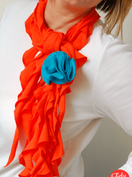 scarf made from t-shirt