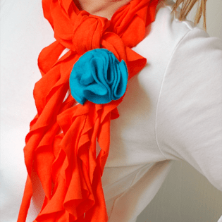 scarf made from t-shirt