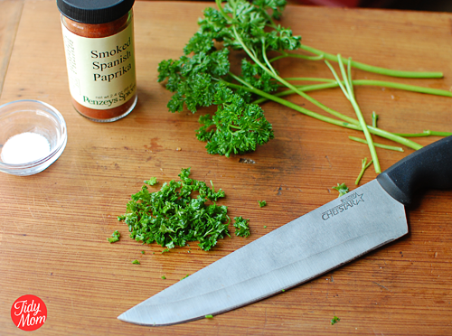 chopped parsley