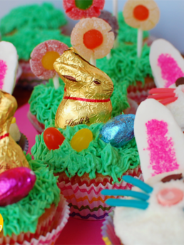 spring easter cupcakes