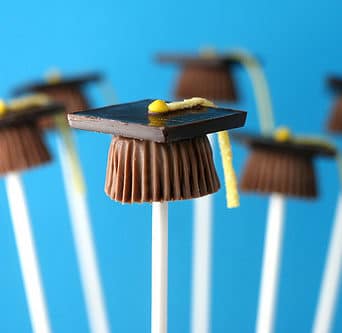 graduation cap reeses treats