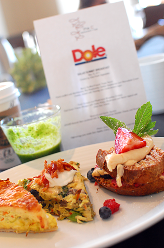 Dole Salad Summit breakfast Dole Salad Summit breakfast