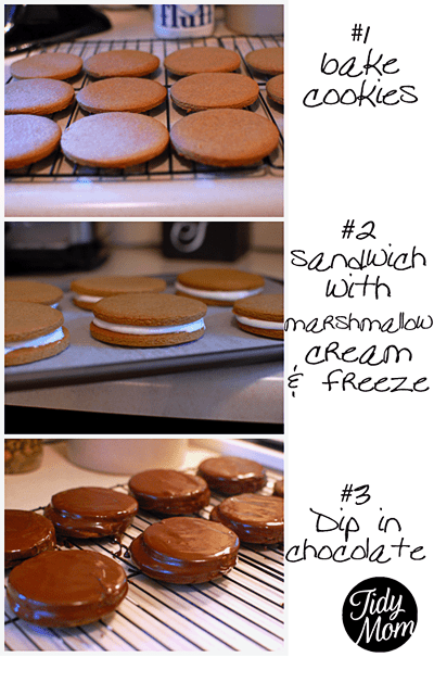 Homemade moon pie recipe