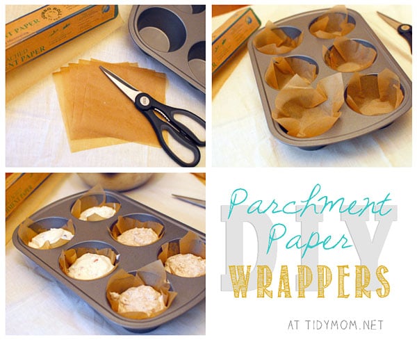 How to Make Muffin Liners Out of Parchment Paper