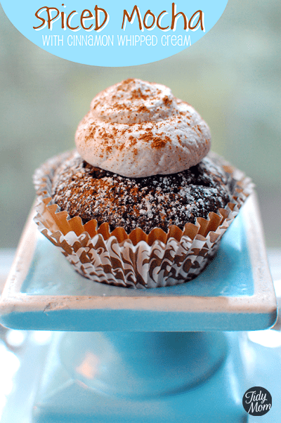 spiced mocha cupcake