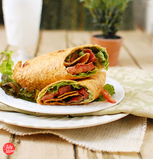 BLT Wrap Sandwiches Recipe