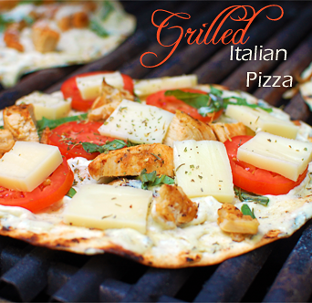 grilled italian pizza