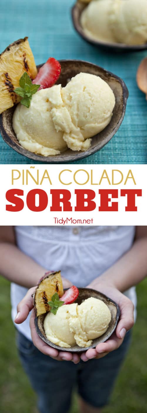 Pina Colada Sorbet