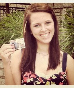 She got her driver's permit! Be prepared