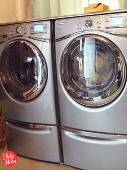Duet washer and dryer