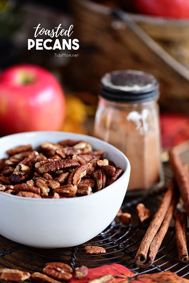 toasted pecans in a bowl