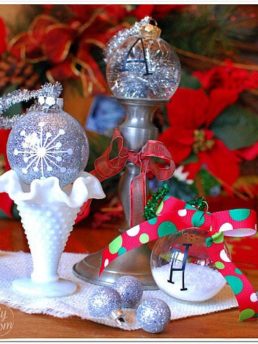 3 Homemade Christmas Ornaments {tutorial}