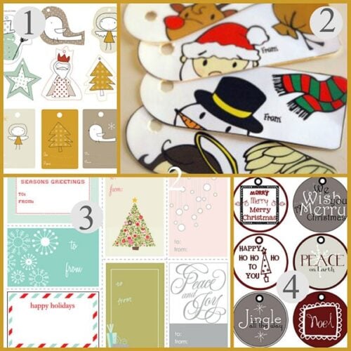 Free Printable Christmas Gift Tags: Christmas Printables