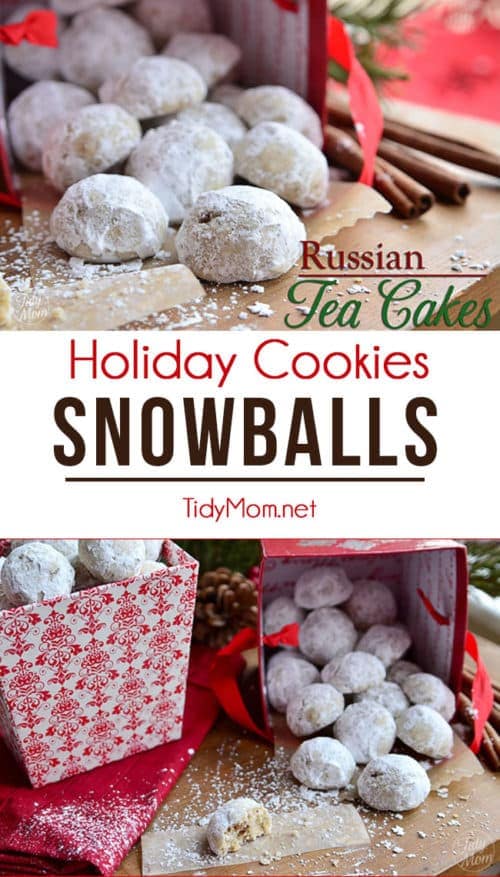 Russian Tea Cakes Holiday Cookie Recipe