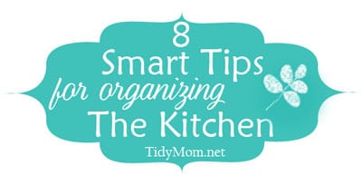 8 smart tips for organizing kitchen
