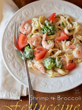 Shrimp & Broccoli Fettuccine