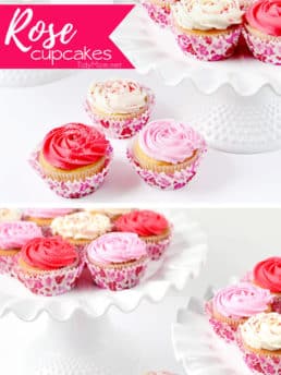 how to make Rose Cupcakes with quick-crusting buttercream