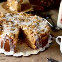 Peaches cream Coffee Cake