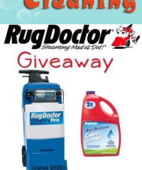 Rug Doctor Giveaway at TidyMom