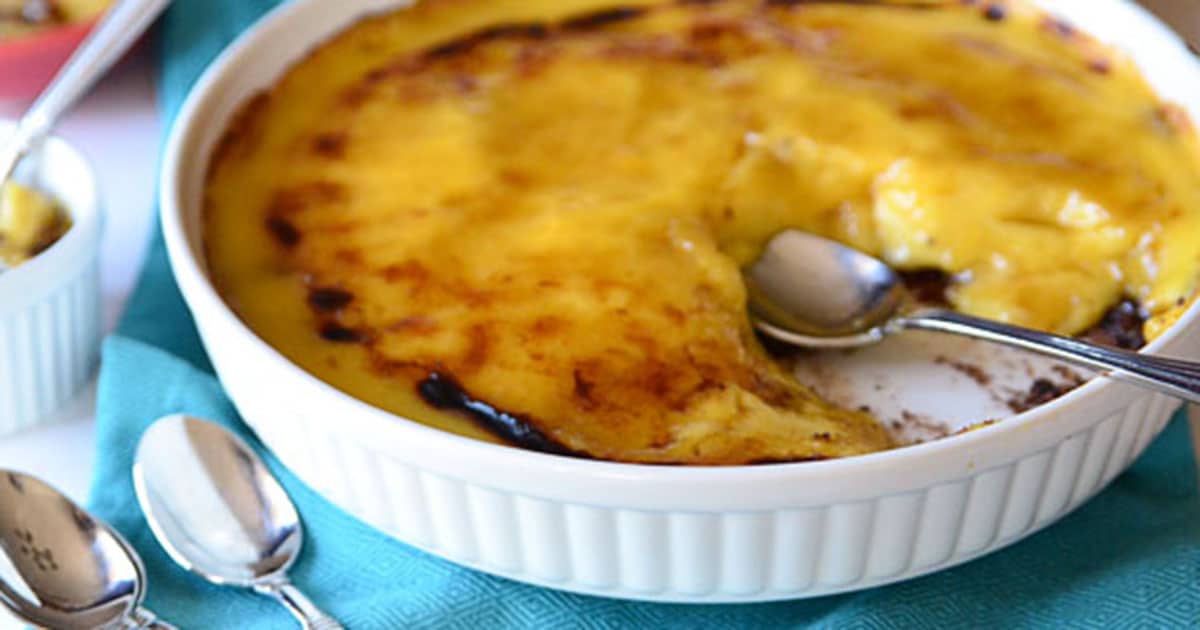 Easy Banana Creme Brulee