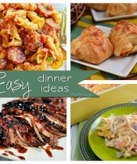 What's for dinner? I have two requirements for week night dinners: Easy & Quick Here are 17 QUICK AND EASY DINNER IDEAS