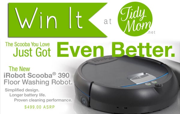 iRobot Scooba 390 Win It at TidyMom