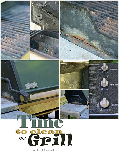 How to clean a gas grill. The secret to better tasting food and long life for your grill at TidyMom.net
