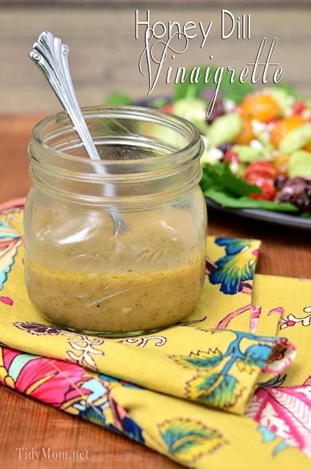 honey vinaigrette dressing with dill