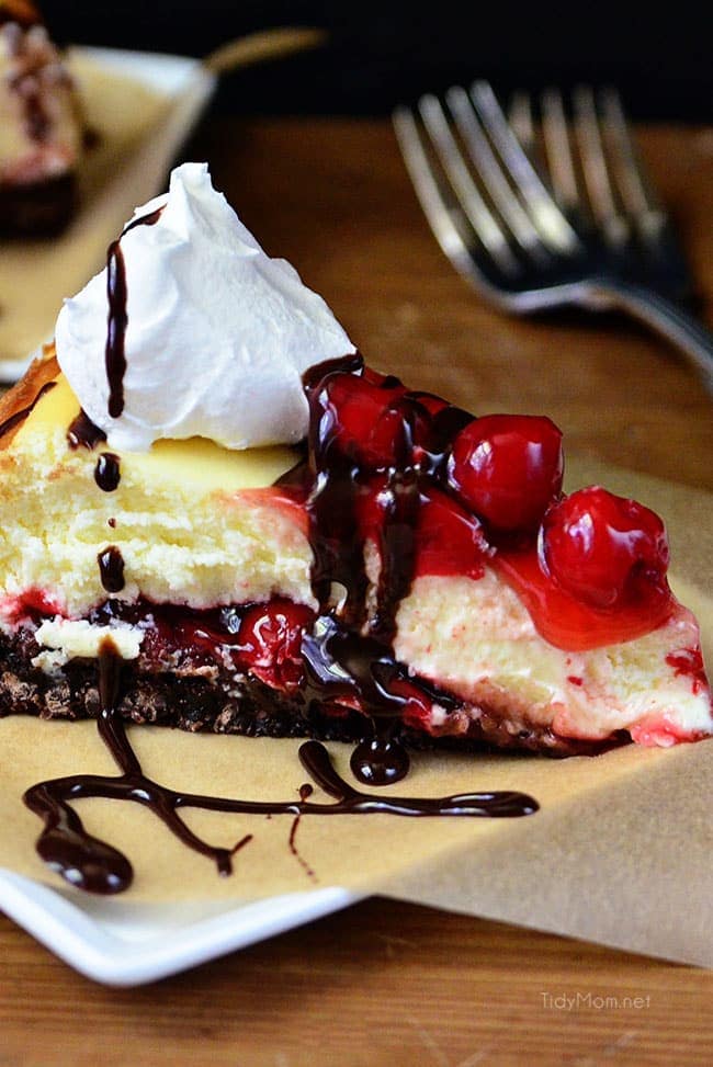 Brownie Cherry Cheesecake Recipe Tidymom