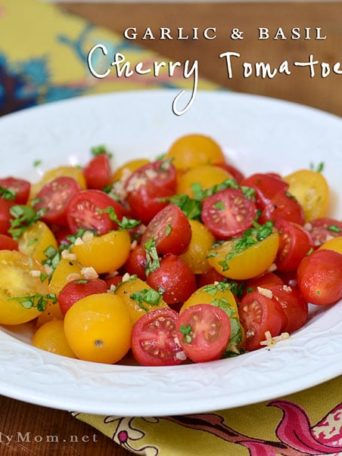 garlic basil cherry tomatoes