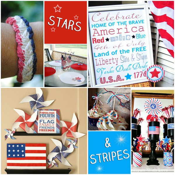 4th of July Projects and Printables at TidyMom.net