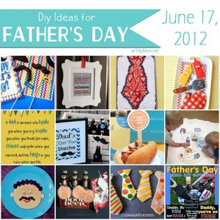 DIY Father's Day Ideas at TidyMom.net