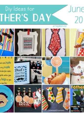 DIY Father's Day Ideas at TidyMom.net