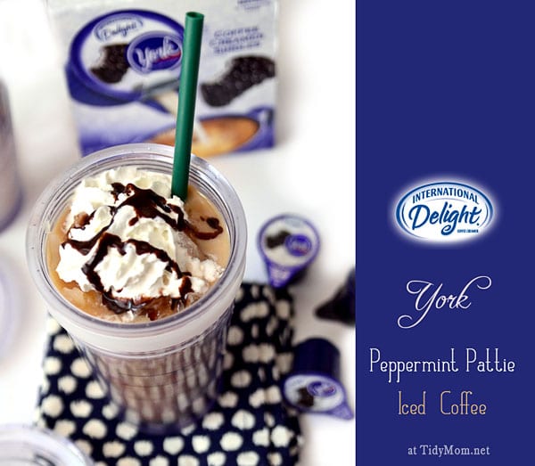 International Delight Peppermint Pattie Iced Coffee at TidyMom.net