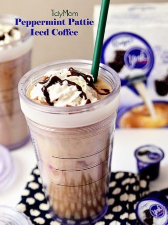 Pepermint Pattie Iced Coffee at TidyMom