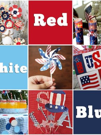 Red White and Blue Crafts at TidyMom.net