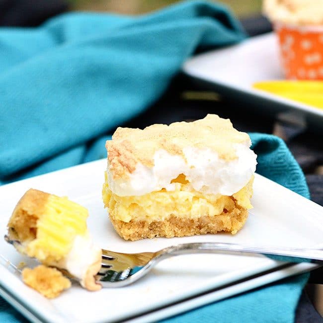 These simple, fun, mini lemon meringue pies from scratch are fresh, tangy and perfect for summer picnics, parties, and BBQ. They are best served cold, making them a great make ahead dessert. So much easier than making a full pie!