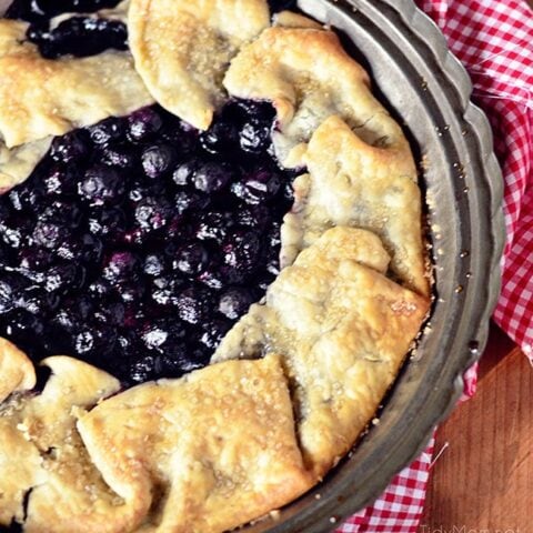 Rustic Blueberry Pie