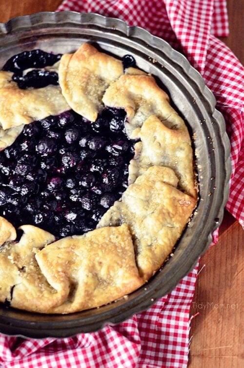 Rustic Blueberry Pie Recipe   Rustic Blueberry Pie Image 500x755 