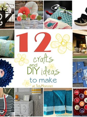 12 ideas for Getting Crafty at TidyMom.net