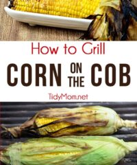 Grilled Corn on the Cob photo collage