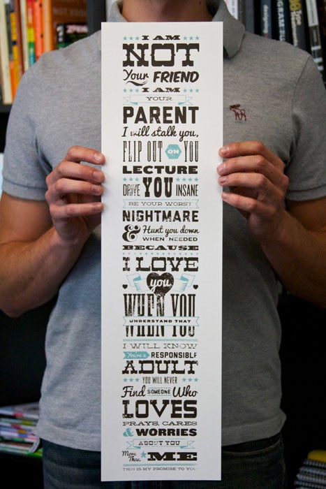 parent promise poster